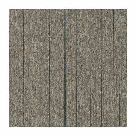 MOHAWK Mohawk Basics 24 x 24 Carpet Tile with EnviroStrand PET Fiber in Dime 96 sq ft per carton EQ301-959